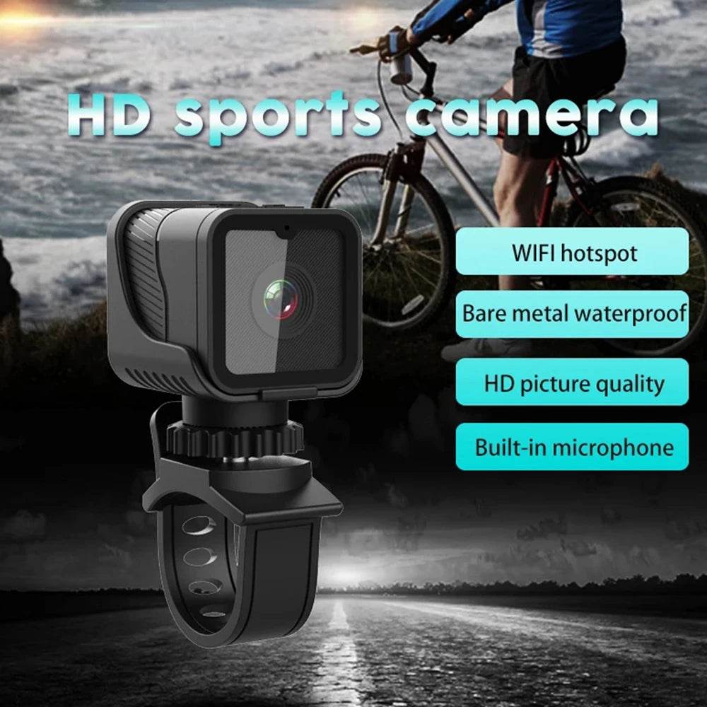 1080P HD Portable Sports Mini Camera with Hotspot