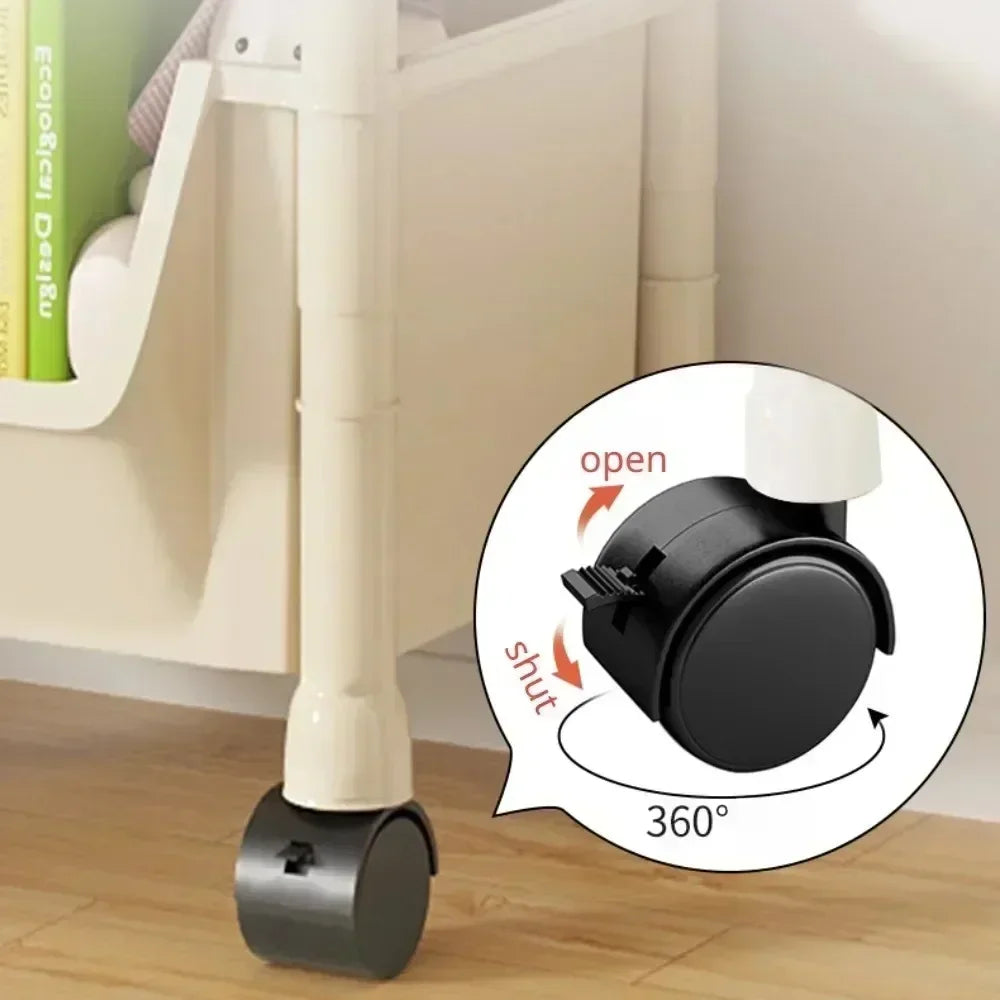 Corner Narrow Slit Storage Cabinet Bathroom Living Room Storage Rack