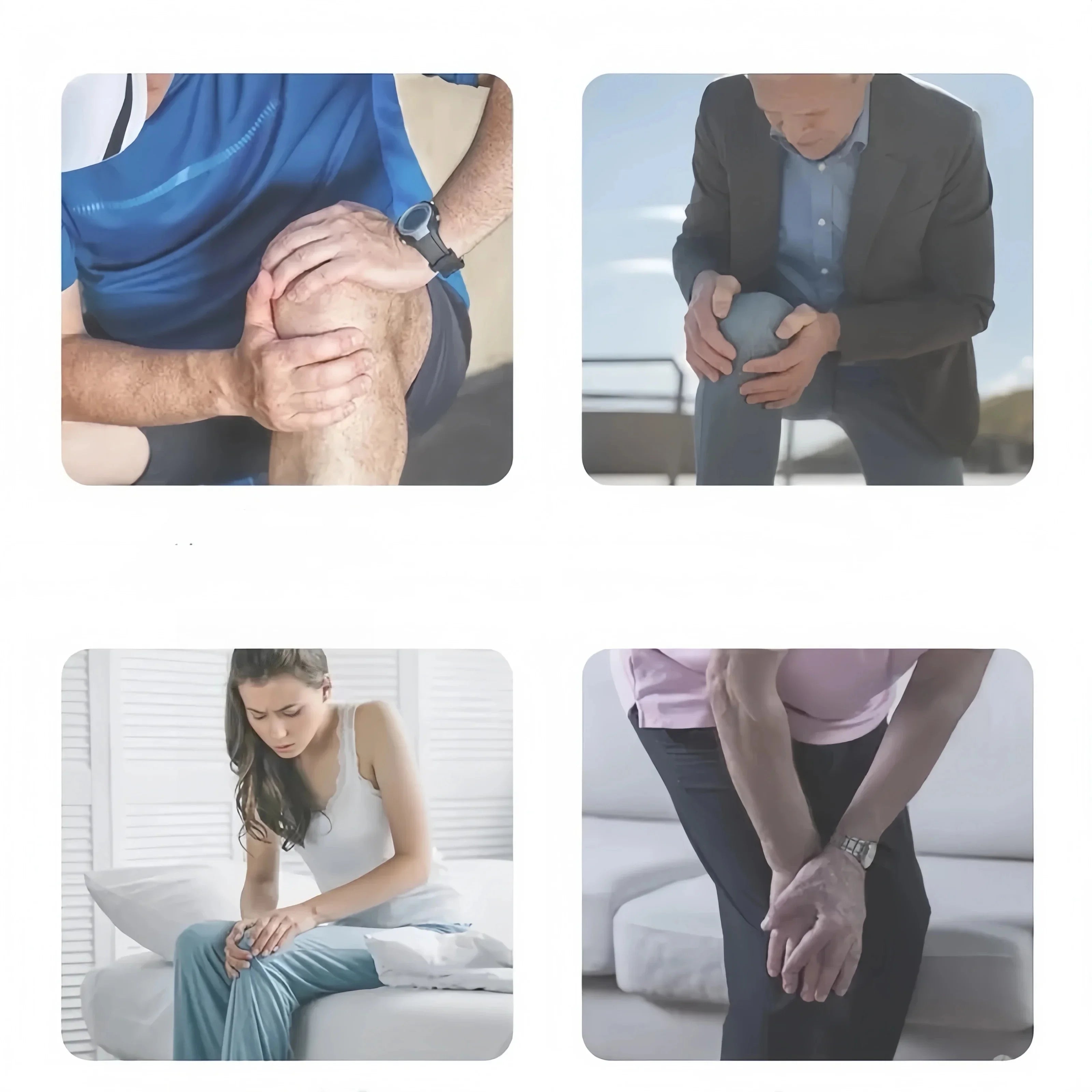 Smart Knee Massager Rechargeable Vibrating Knee