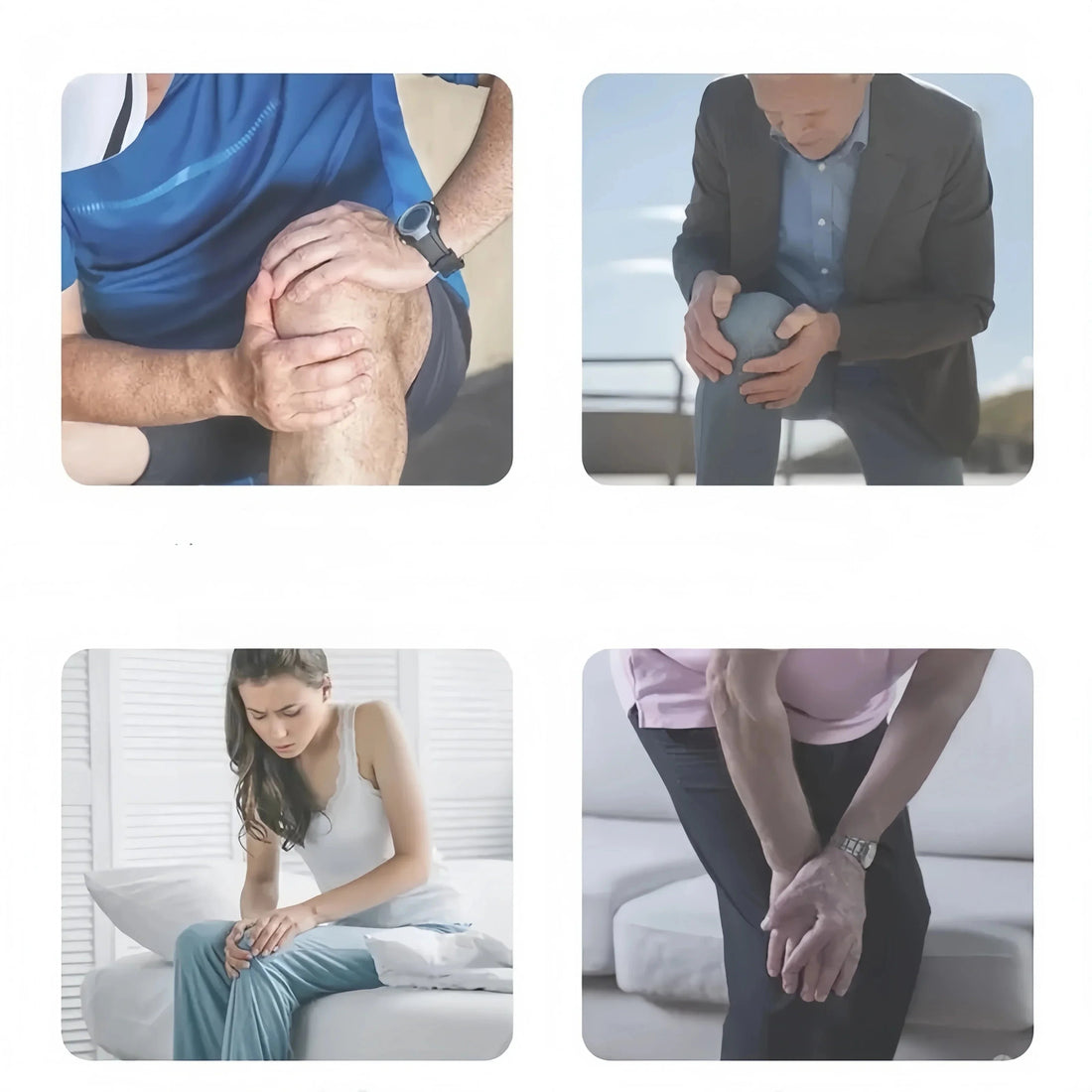 Smart Knee Massager Rechargeable Vibrating Knee